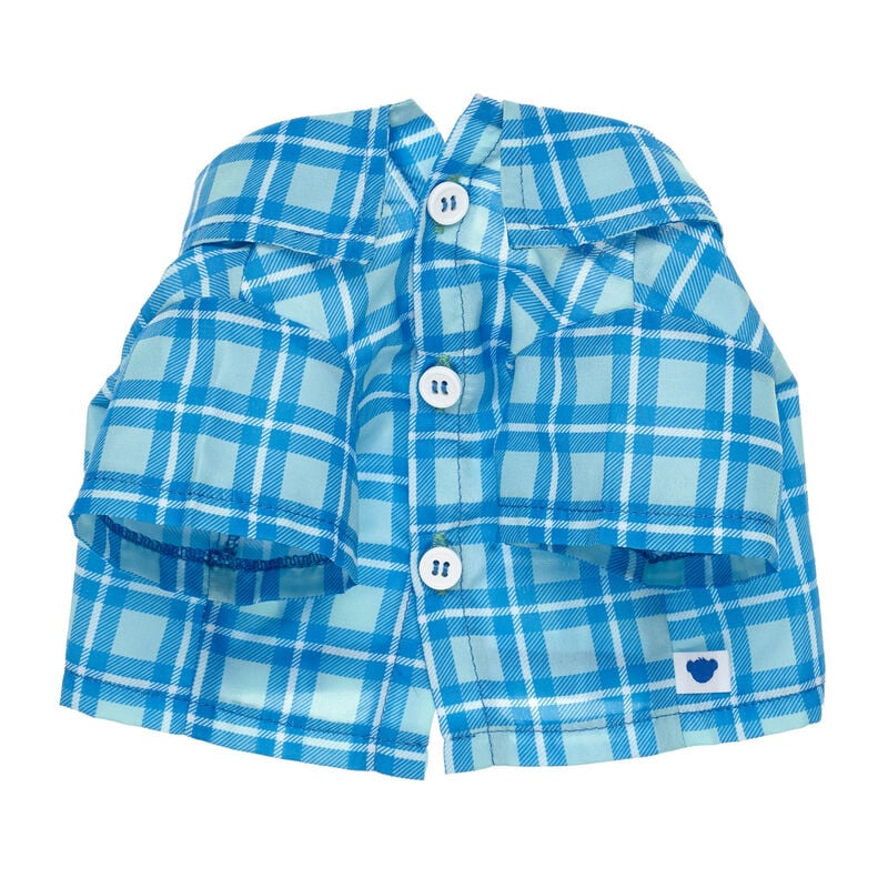 Blue Check T-Shirt for Plush Toys - Build-A-Bear Workshop&reg;