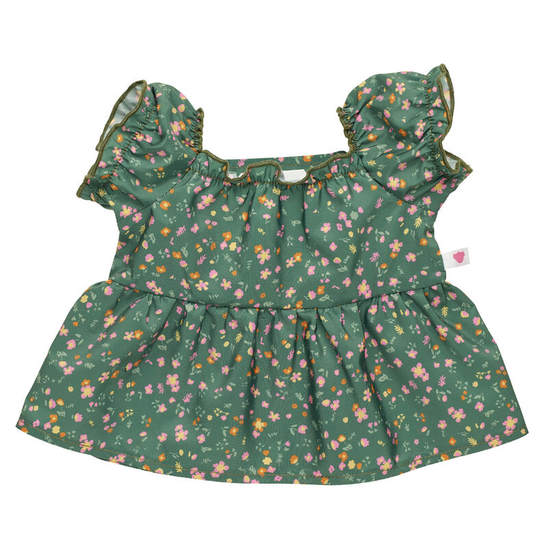 Green Floral Dress for Plush Toys - Build-A-Bear Workshop&reg;