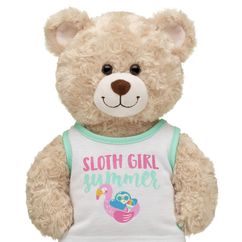 Online Exclusive Sloth Girl Summer Tank for Plush Toys - Build-A-Bear Workshop&reg;