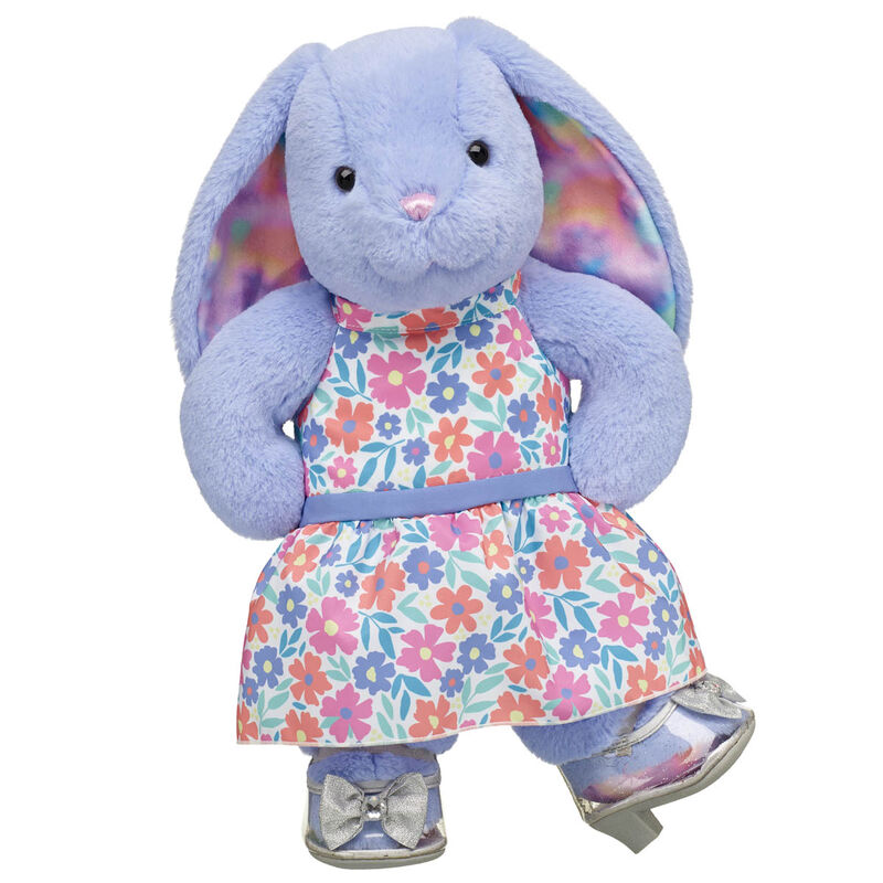 Pastel Paws Pawlette™ Bunny Plush Floral Dress Gift Set - Build-A-Bear Workshop®