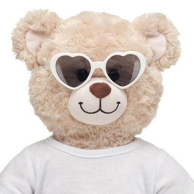 White Heart Sunglasses
