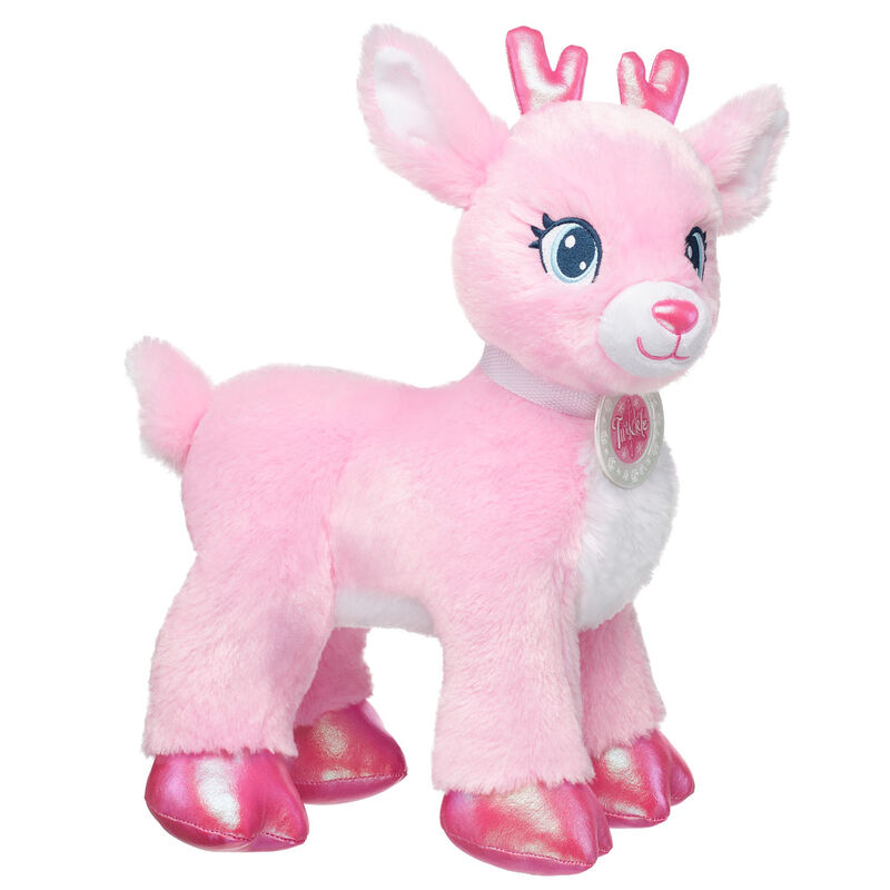 Pink Frost Twinkle Reindeer Plush by Build-A-Bear