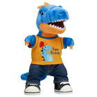 Blue Stripes T-Rex Birthday Gift Set 
