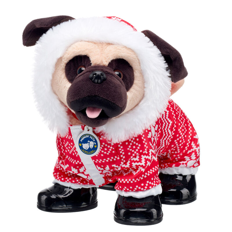 Promise Pets&trade; Pug Stuffed Animal Snowsuit Gift Set