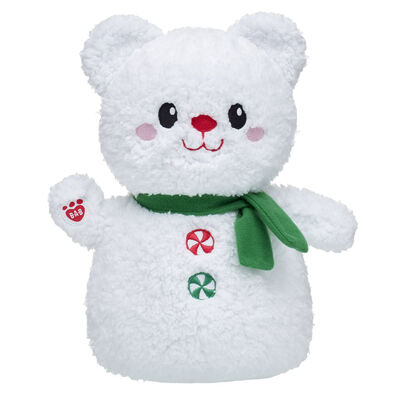 Snowman Teddy Bear with Scarf