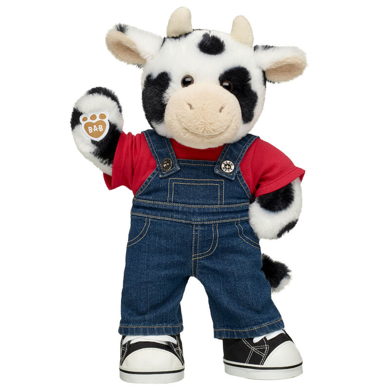 Cuddly Cow Stuffed Animal Overalls Gift Set - Build-A-Bear Workshop&reg;