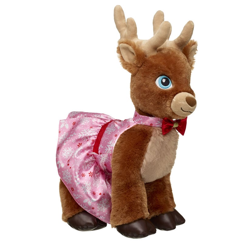 Red and Pink Snowflake Dress for Stuffed Animals - Build-A-Bear Workshop®