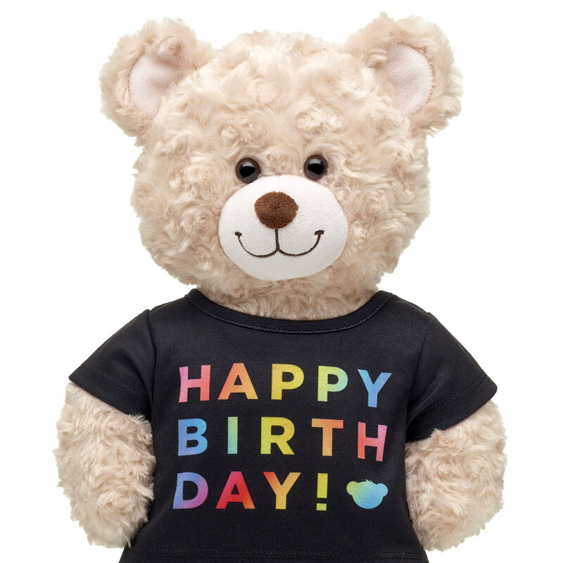 Plush Rainbow Happy Birthday Tee - Build-A-Bear Workshop&reg;
