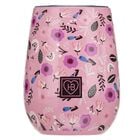 10 oz. Floral Wine Tumbler