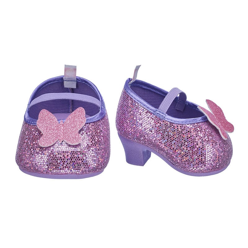 Purple Butterfly Heels