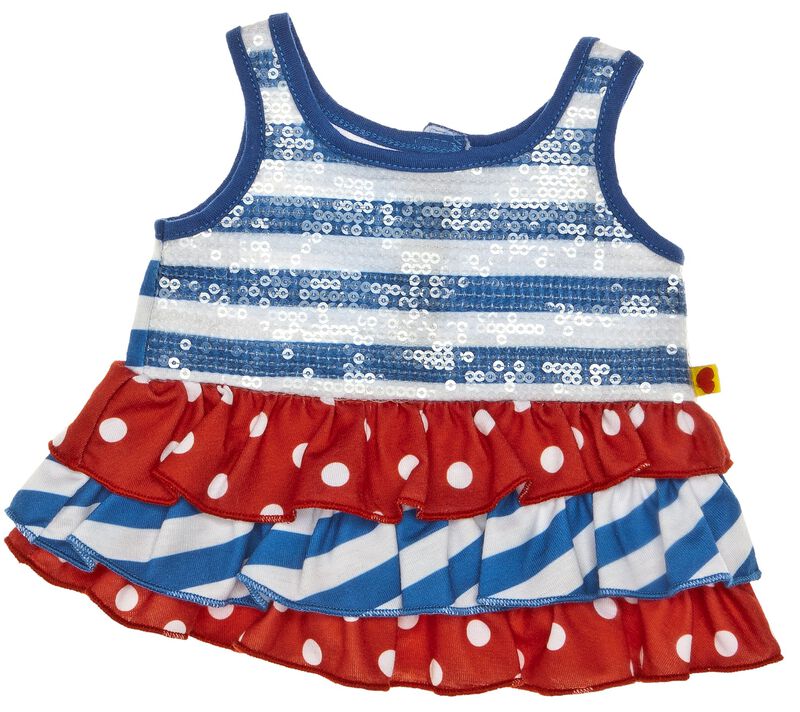 Blue Striped Dress