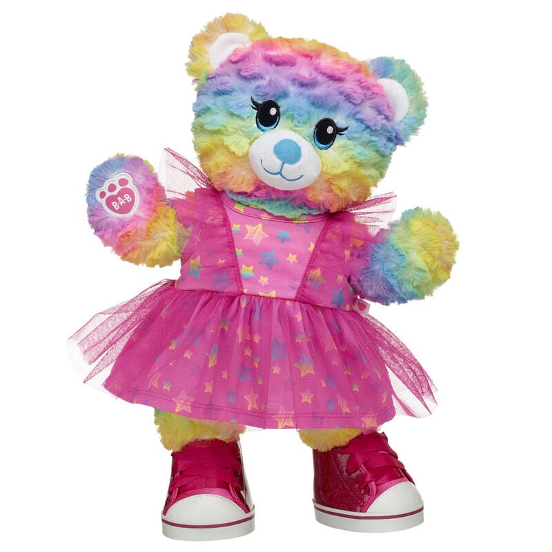 Rainbow Party Teddy Bear Star Dress Gift Set - Build-A-Bear Workshop&reg;