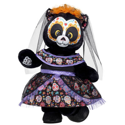 D&iacute;a de los Muertos Cat Soft Toy Dress Gift Set