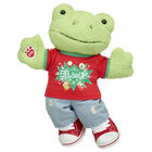 Spring Green Frog Soft Toy Elftastic Gift Set 