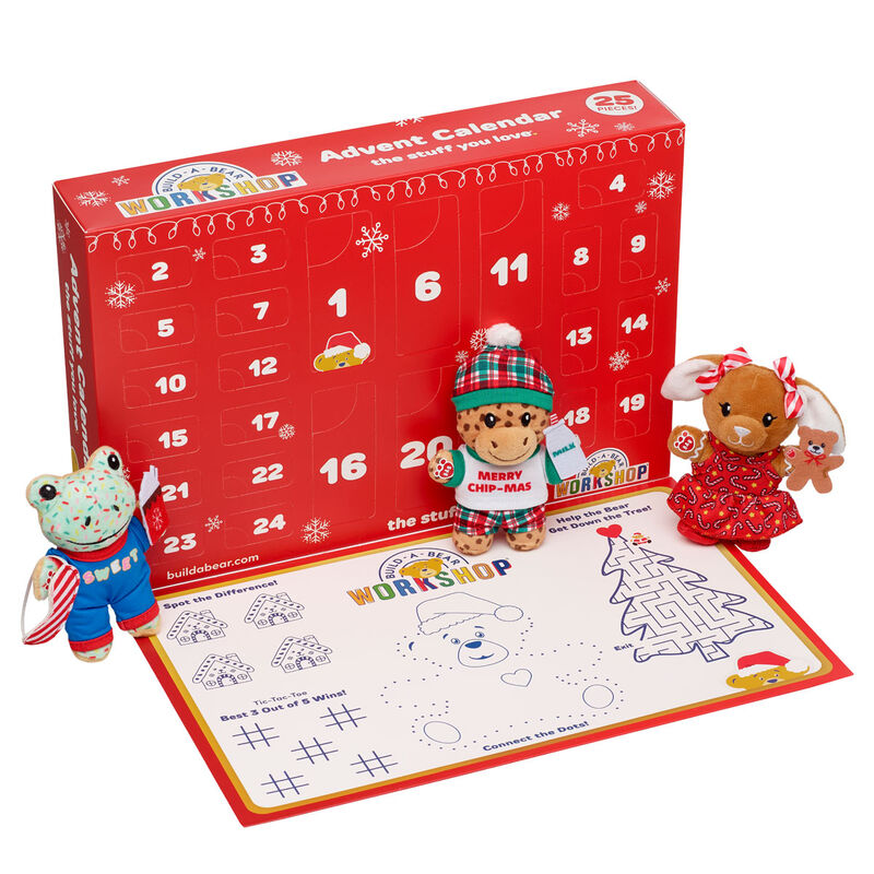 Advent Calendar - Includes 25 Pieces! by Build-A-Bear