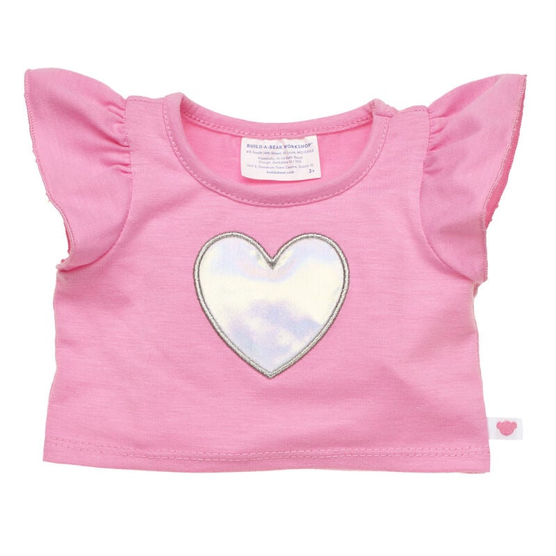 Kabu&trade; Pink Heart T-Shirt for Plush Toys - Build-A-Bear Workshop&reg;