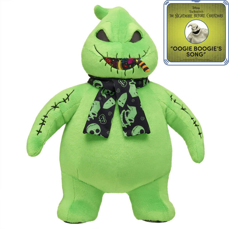 Disney Tim Burton's The Nightmare Before Christmas Neon Oogie Boogie Plush Gift Set with Sound - Build-A-Bear Workshop&reg;