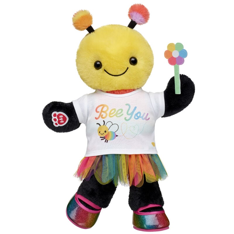Online Exclusive Rainbow Bee Stuffed Animal "Bee You" Gift Set - Build-A-Bear Workshop®