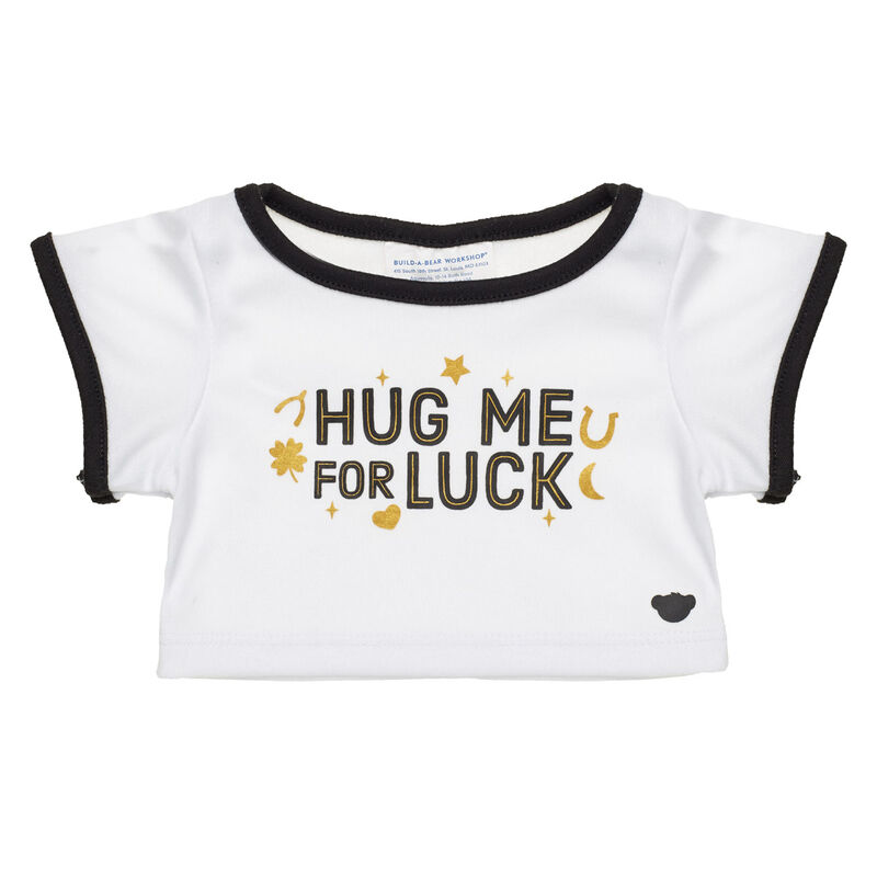 Online Exclusive "Hug Me for Luck" T-Shirt - Build-A-Bear Workshop&reg;