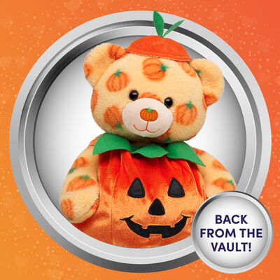 Vault Collection Pumpkin Pal Teddy Bear Halloween Gift Set