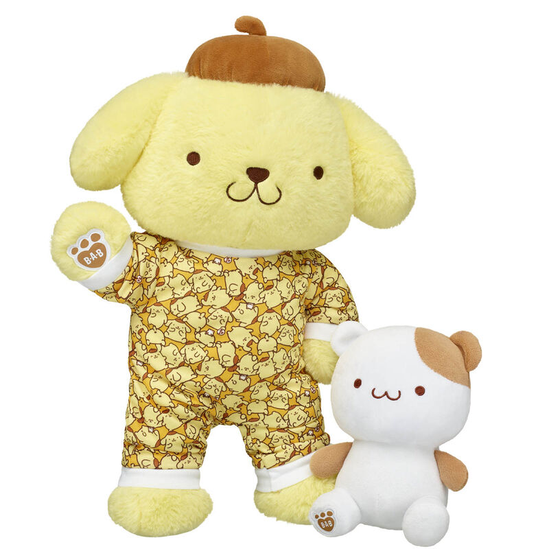 Pompompurin&trade; and Muffin&trade; Stuffed Animal Gift Set with Sleeper - Build-A-Bear Workshop&reg;