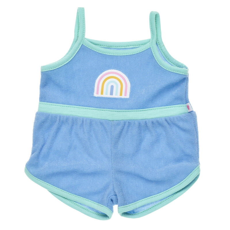 Terry Cloth Blue Rainbow Romper - Build-A-Bear Workshop&reg;