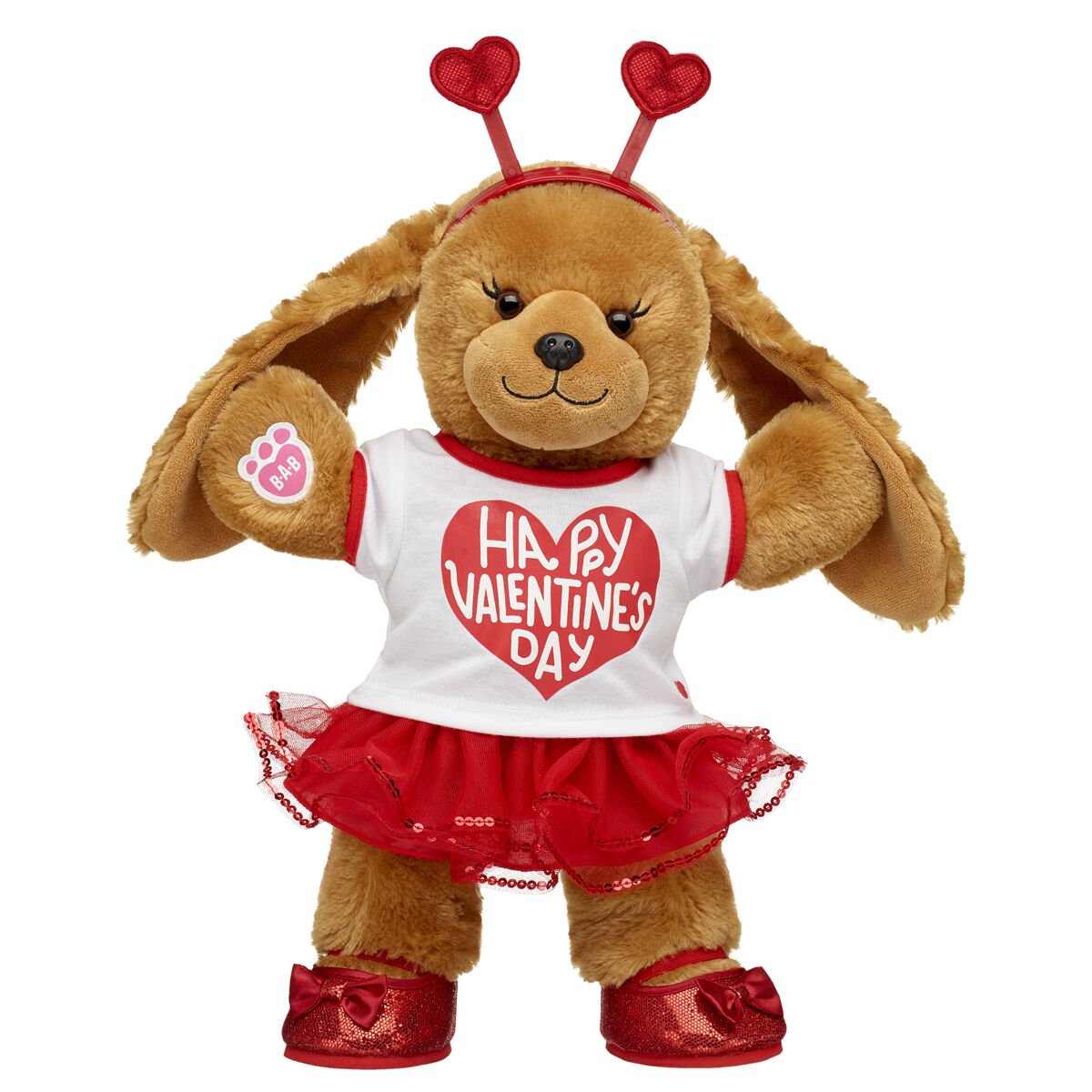 Barkleigh Dog Soft Toy Heart Headband Valentine s Day Gift Set