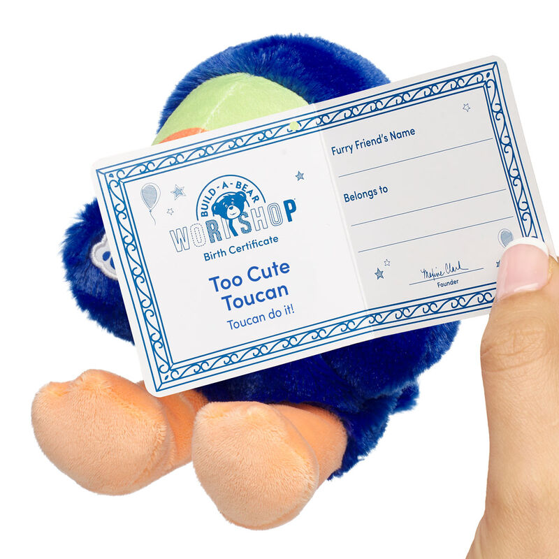 Build-A-Bear Mini Beans Too Cute Toucan Stuffed Animal plush by Build-A-Bear