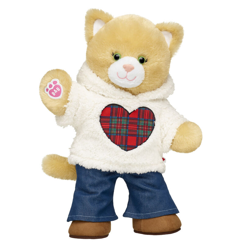 Online Exclusive Jennifur Cat Plush Tartan Gift Set - Build-A-Bear Workshop&reg;