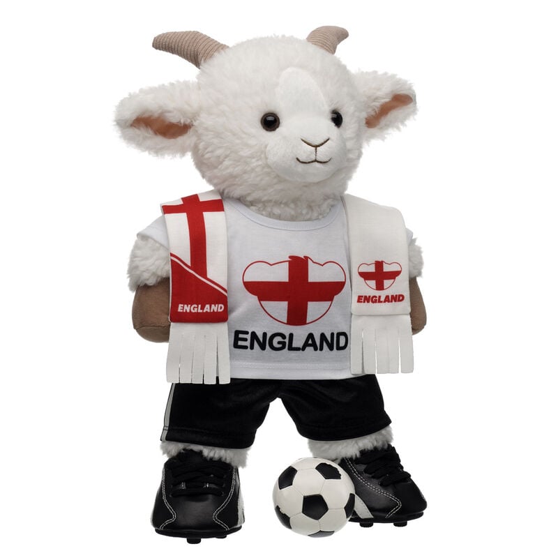 Goat Soft Toy England Football Gift Set plush soft toy by Build-A-Bear