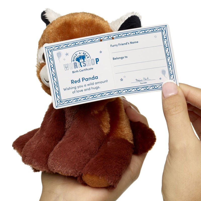Mini Beans Red Panda Stuffed Animal - Build-A-Bear Workshop&reg;