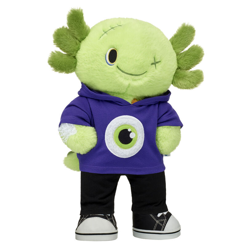 Zombie Axolotl Stuffed Animal Halloween Gift Set - Build-A-Bear Workshop®