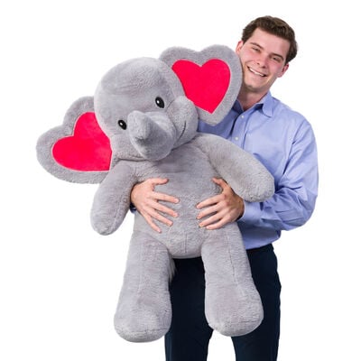 Giant Love You Tons Elephant Soft Toy