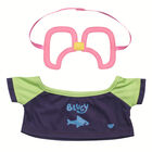 Bluey Swim Shirt and Goggle Set by Build-A-Bear
