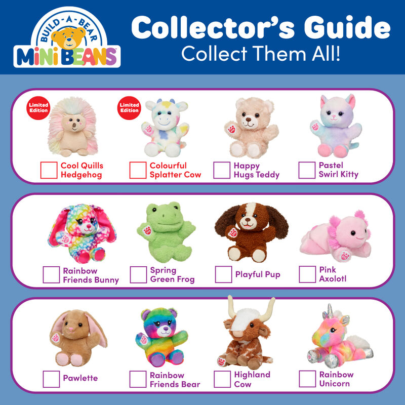 BuildABear Mini Beans Highland Cow Soft Toy BuildABear®