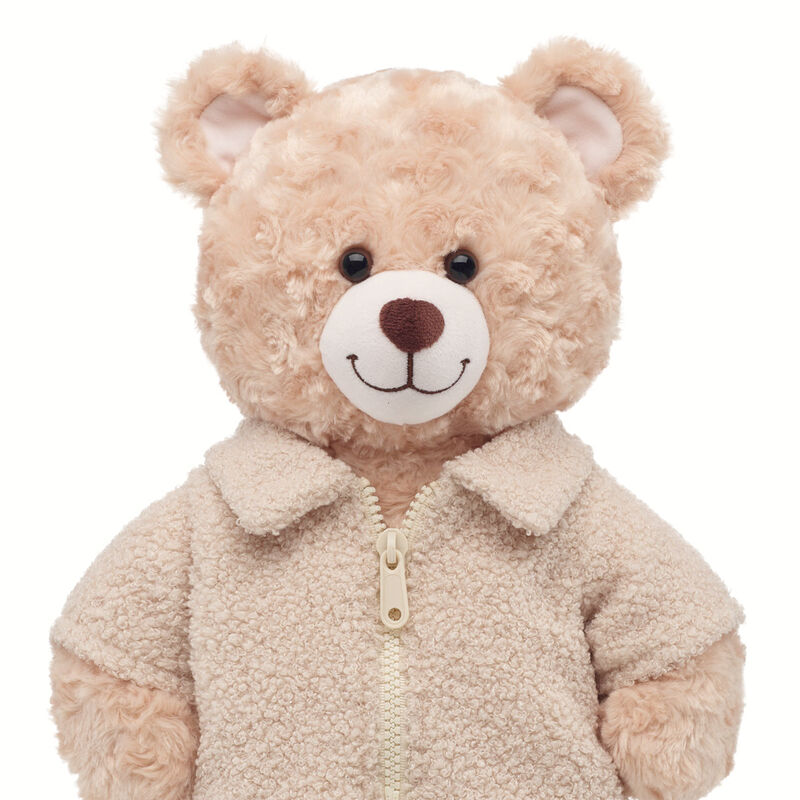 Mellow Moodies Cream Sherpa Jacket plush by Build-A-Bear