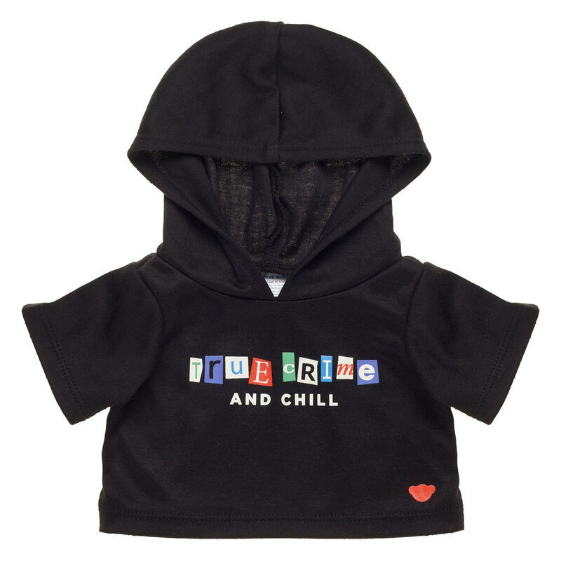 "True Crime and Chill" Hoodie for Stuffed Animals - Build-A-Bear Workshop&reg;