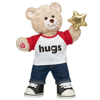 Happy Hugs Teddy Bear Gift Set with Star Wishes Wristie