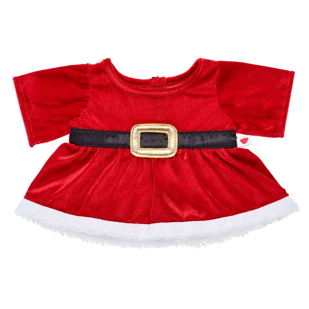スーツ・フォーマル・ドレス Sparkling Ribbon Bear Dress Santa Santa Dress for Soft Toys | Shop Christmas Now at Build-A-Bear®