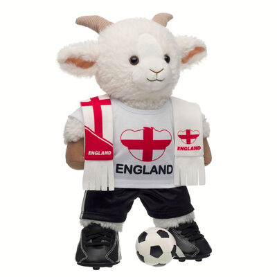 Goat Soft Toy England Football Gift Set