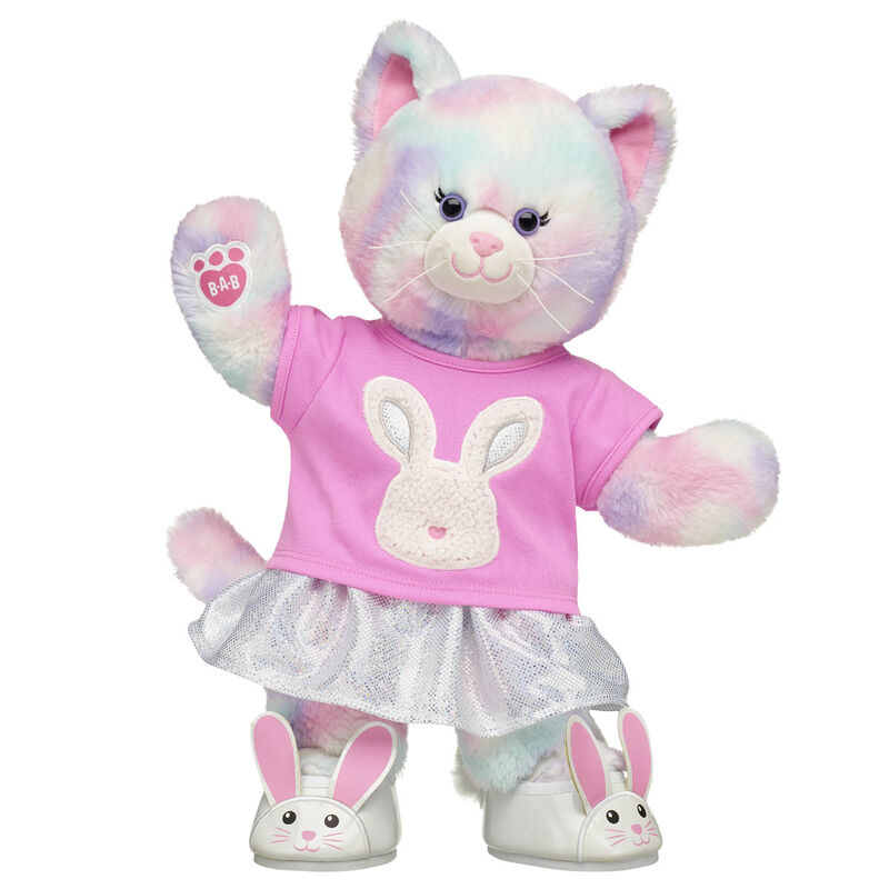 Pastel Swirl Kitty Soft Toy Spring Gift Set - Build-A-Bear Workshop®