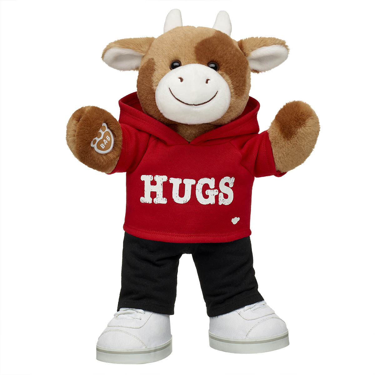 Brown cow stuffed animal on sale