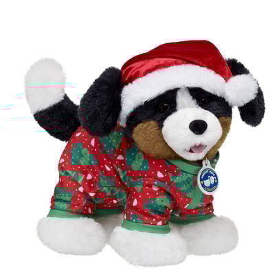 Promise Pets™ Bernese Mountain Dog Soft Toy Santa Gift Set