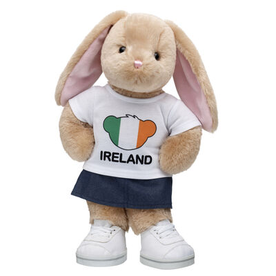 Pawlette&trade; Bunny Plush Ireland T-Shirt Gift Set