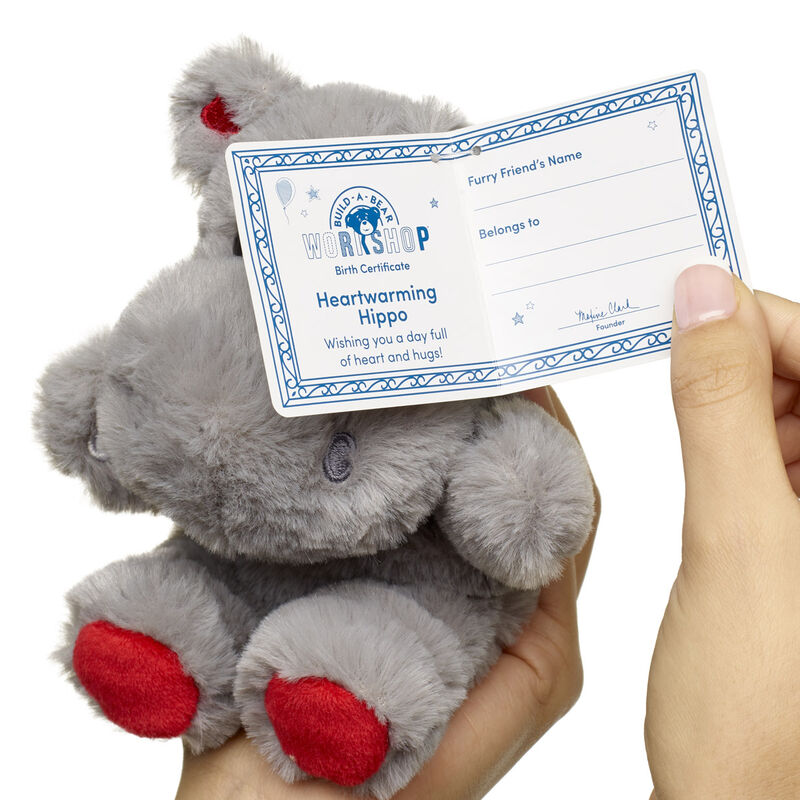 Mini Beans Heartwarming Hippo Stuffed Animal - Build-A-Bear Workshop&reg;
