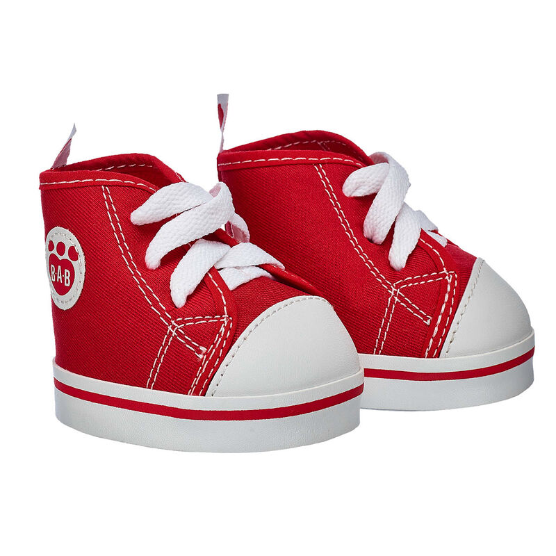 Red Canvas High-Tops by Build-A-Bear