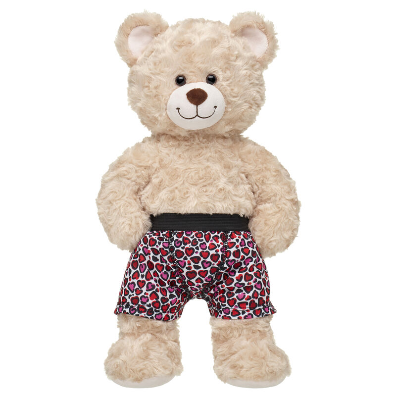 Online Exclusive Leopard Heart Boxers for Stuffed Animals - Build-A-Bear Workshop&reg;