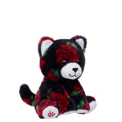 Build-A-Bear Mini Beans&reg; Red Rose Kitty Soft Toy