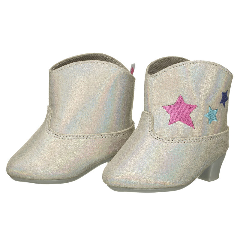 Silver Star Cowboy Boots for Plush Toys - Build-A-Bear Workshop&reg;