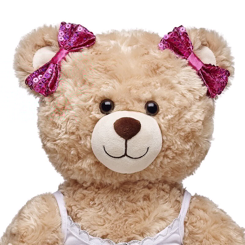 Fuchsia Sequin Bows 2 pc.